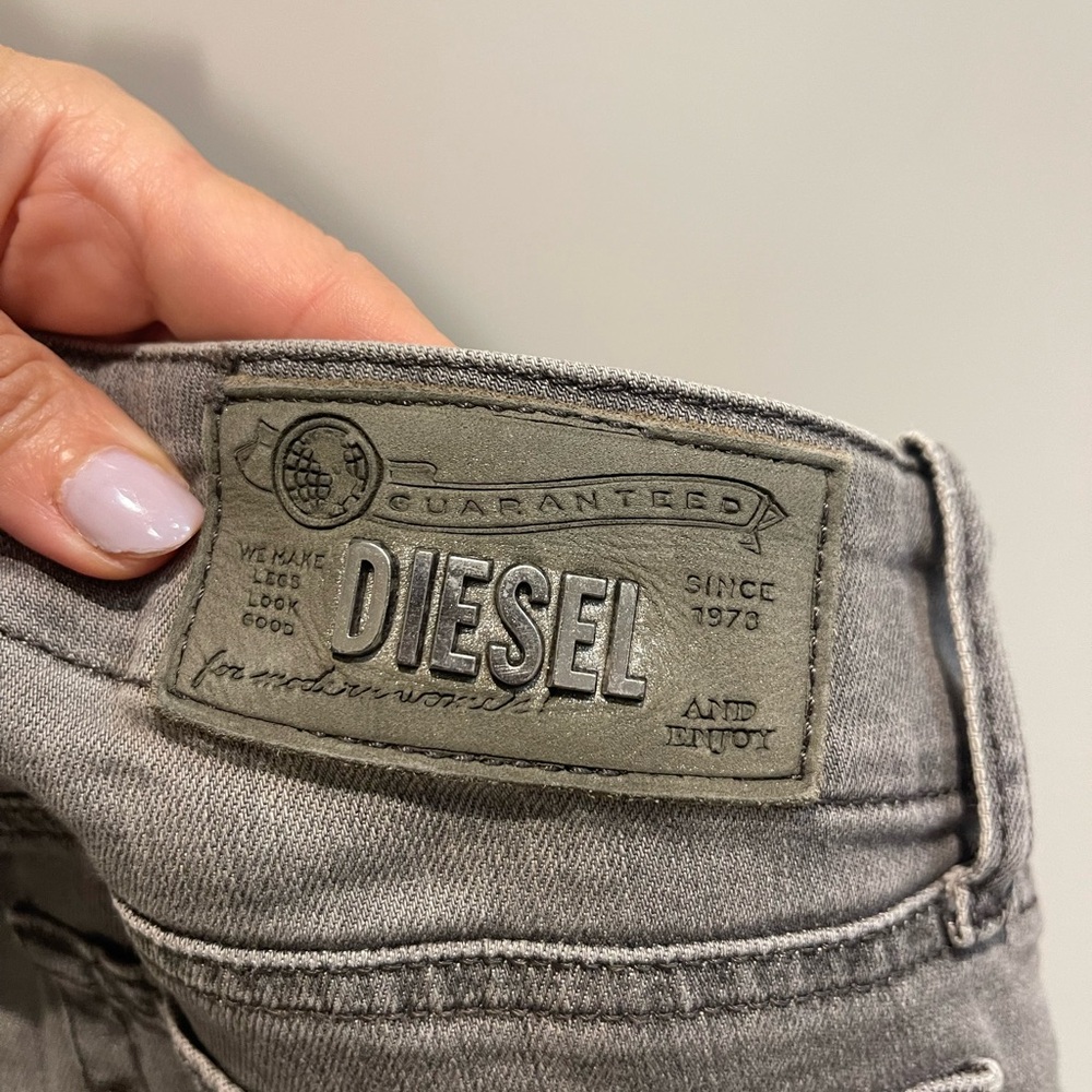 Diesel Women's Stone Gray Jeans
